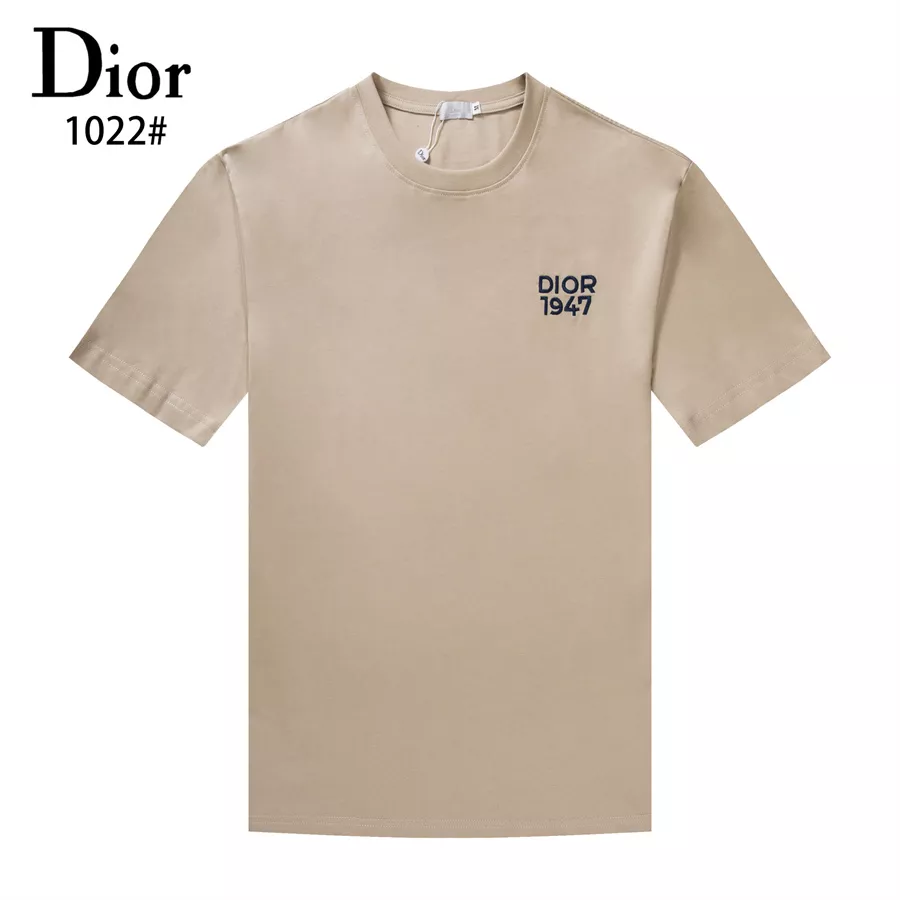 christian dior t-shirt manches courtes pour unisexe s_127721b